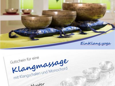 Gutschein Klangmassage