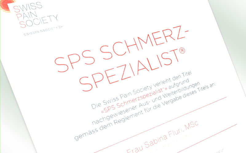 SPS Schmerzspezialistin®